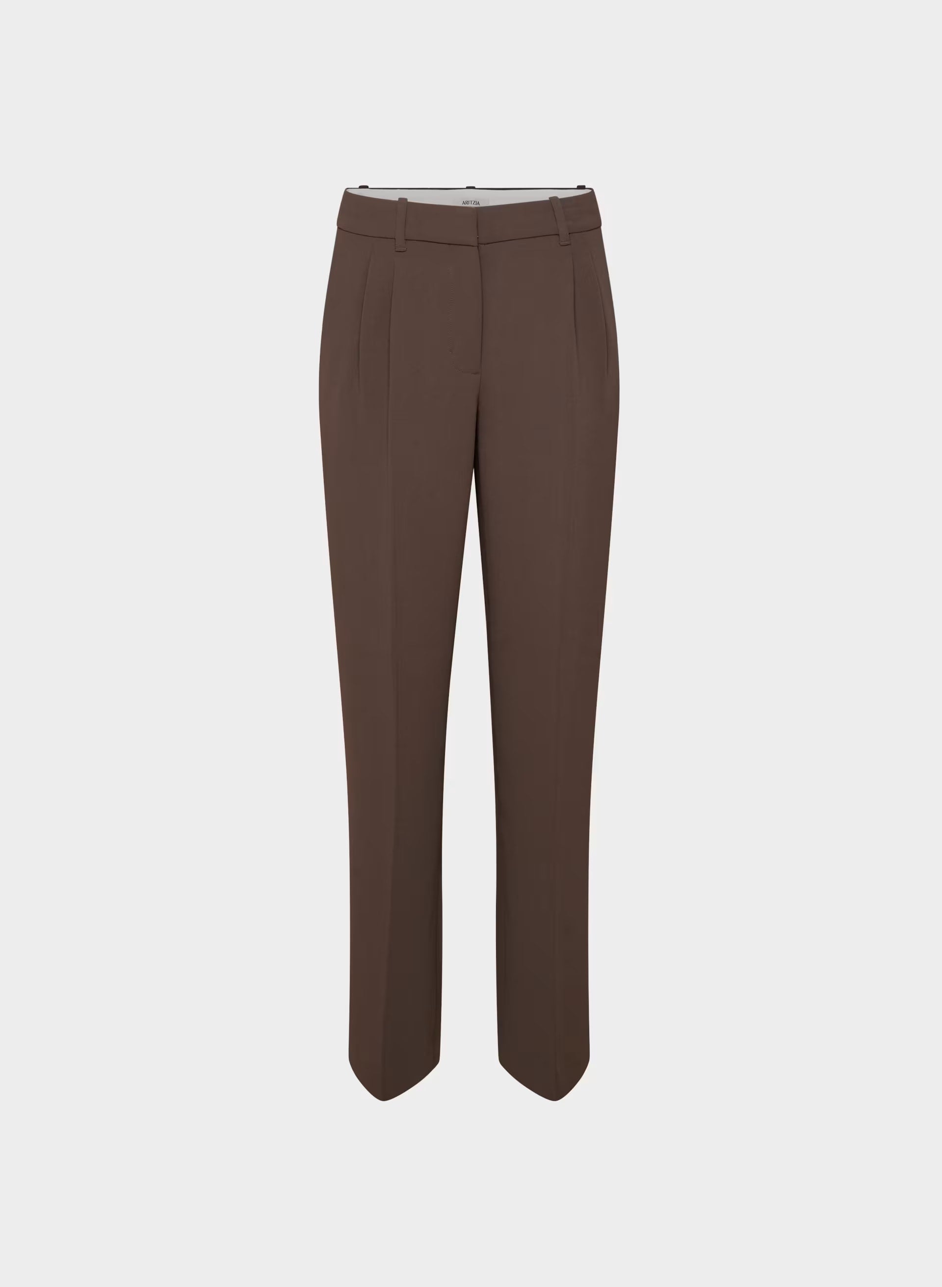 The Effortless Pant™ Lo-Rise - Crepette™ - RICH MOCHA BROWN