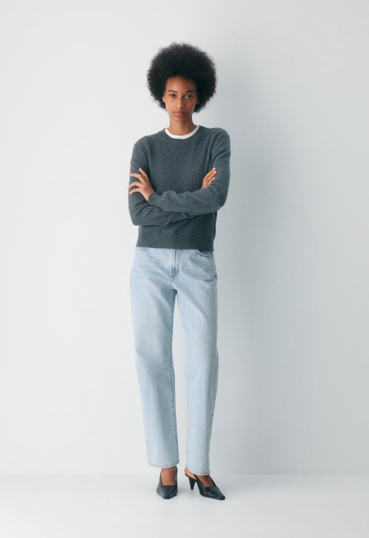 Denim Forum The '90s Marlo Hi-Rise Baggy Jean - 15 YRS BRL THR BLEU