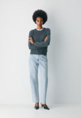 Denim Forum The '90s Marlo Hi-Rise Baggy Jean - 15 YRS BRL THR BLEU