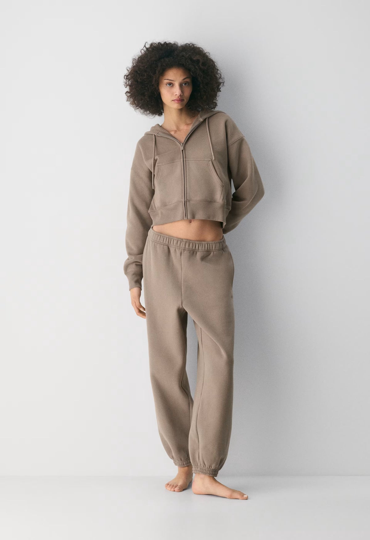 Cozy Sweatfleece Mega Jogger - NOMAD TAUPE