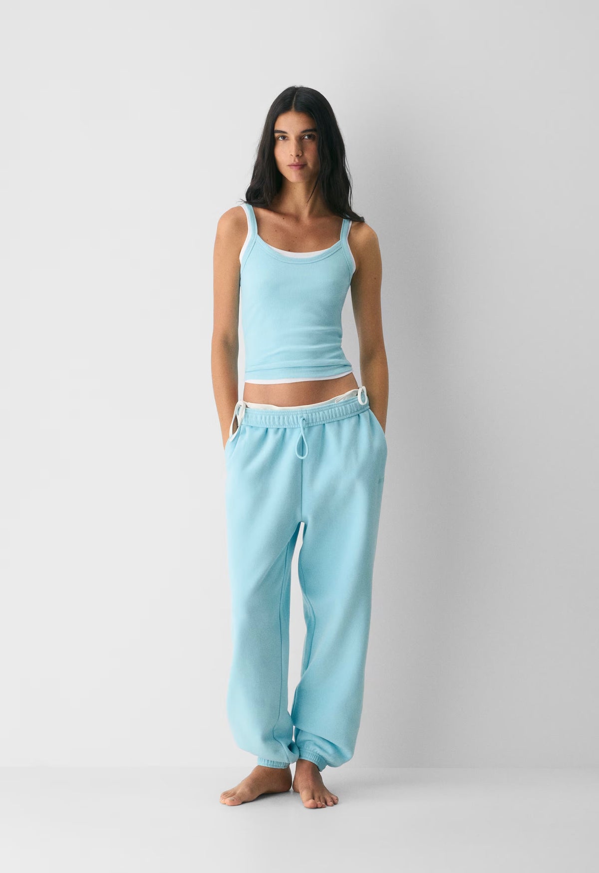 Cozy Sweatfleece Mega Jogger - PANORAMA BLUE