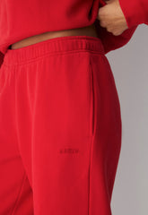 Cozy Sweatfleece Mega Straight™ Sweatpant - FLASHING RED