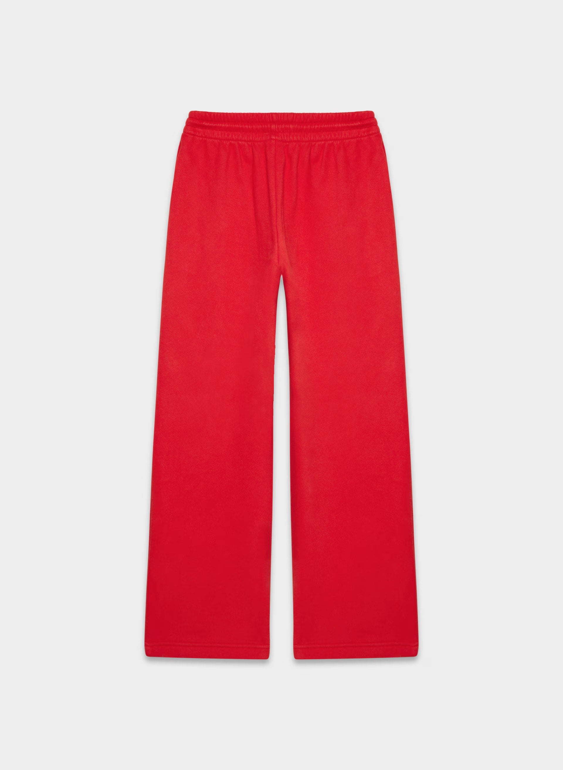Cozy Sweatfleece Boyfriend Wide Sweatpant - FLASHING RED