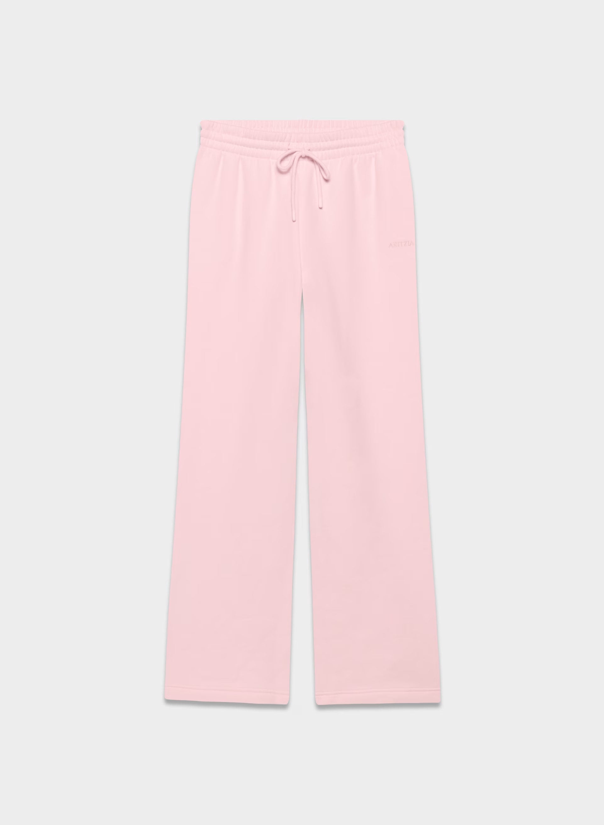 Cozy Sweatfleece Boyfriend Wide Sweatpant - VILLA PINK