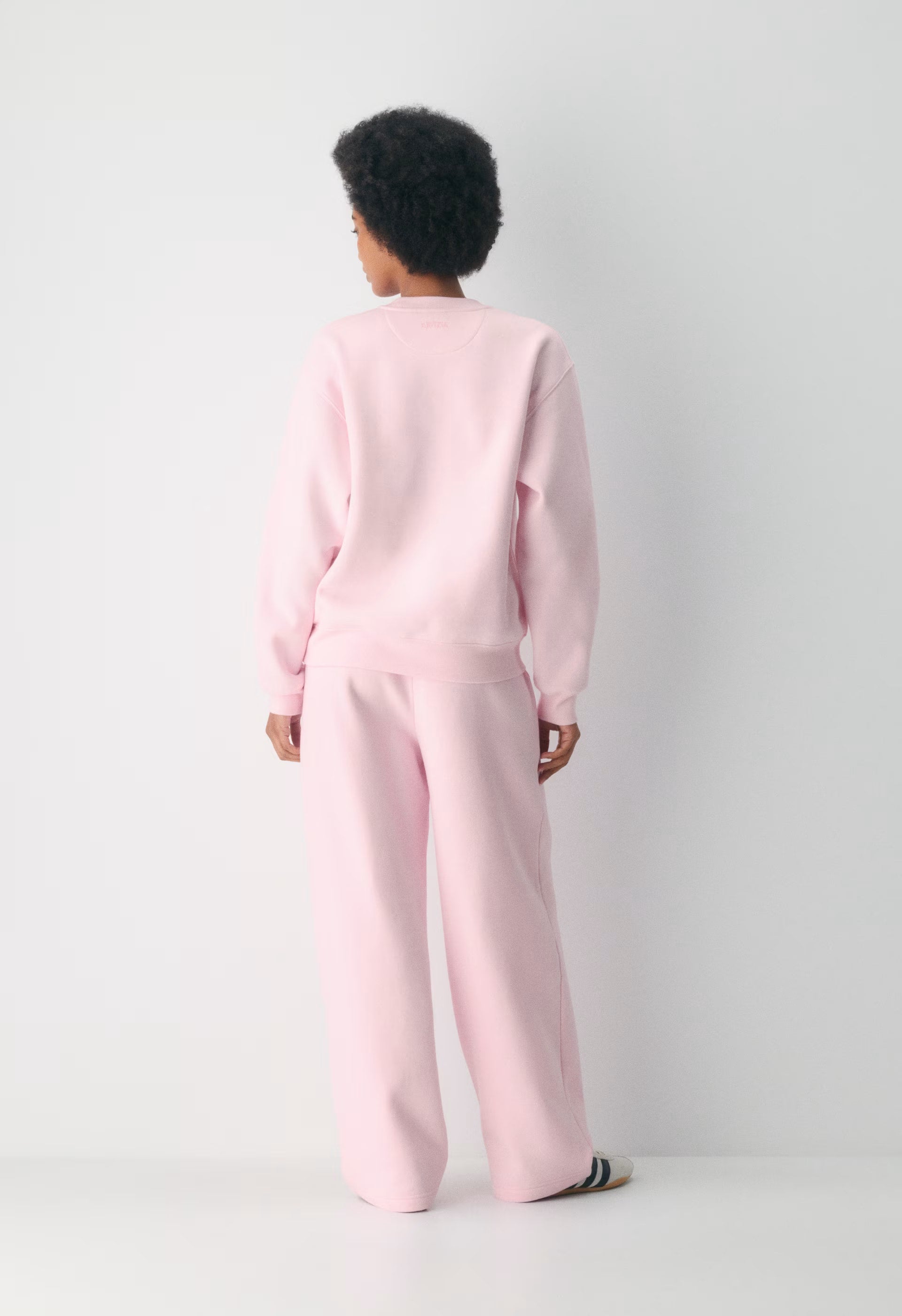 Cozy Sweatfleece Boyfriend Barrel Sweatpant - VILLA PINK