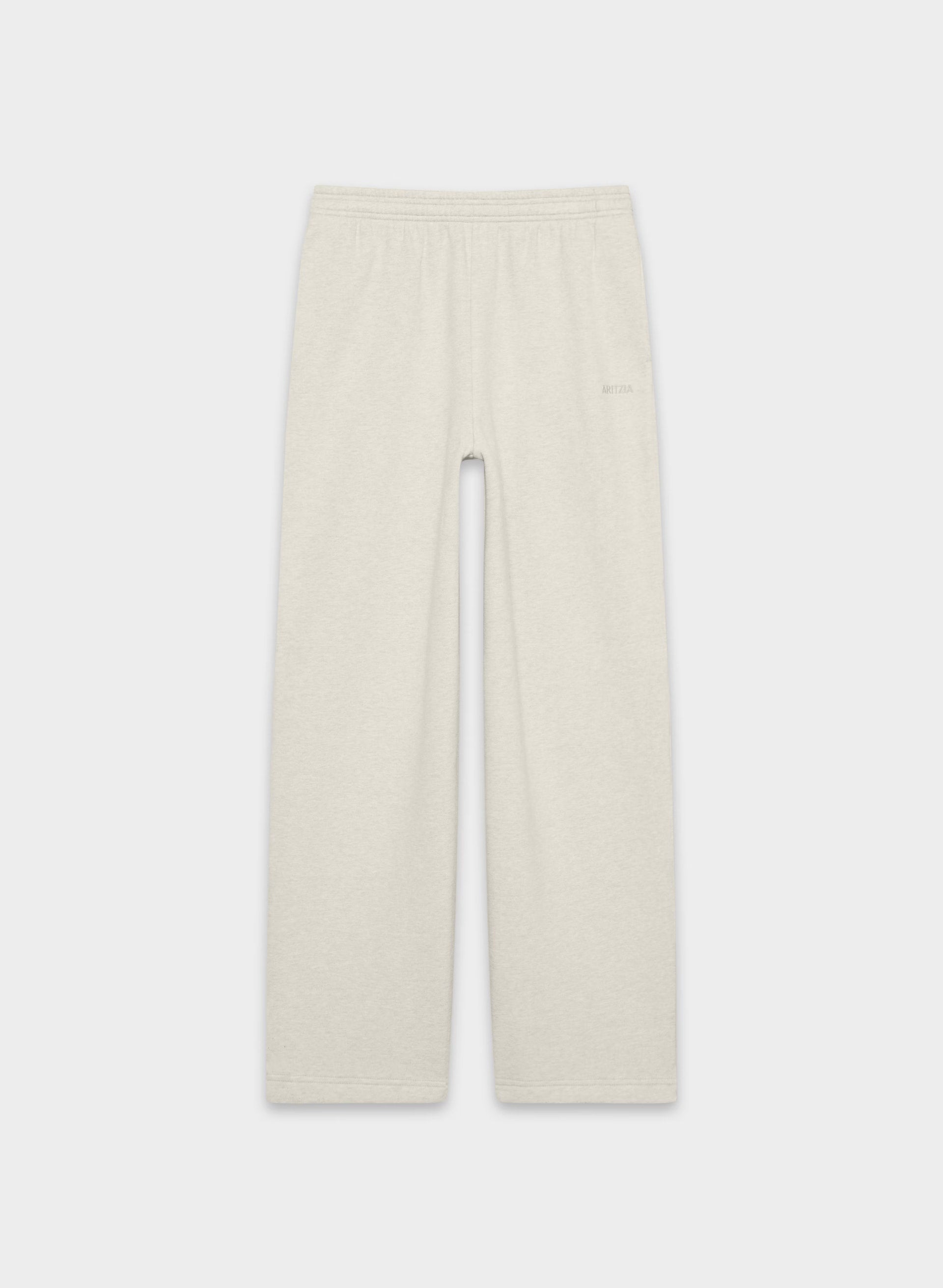 Cozy Sweatfleece Boyfriend Barrel Sweatpant - HEATHER ECRU