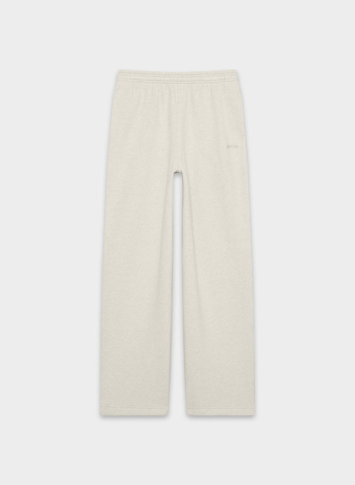 Cozy Sweatfleece Boyfriend Barrel Sweatpant - HEATHER ECRU