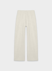 Cozy Sweatfleece Boyfriend Barrel Sweatpant - HEATHER ECRU