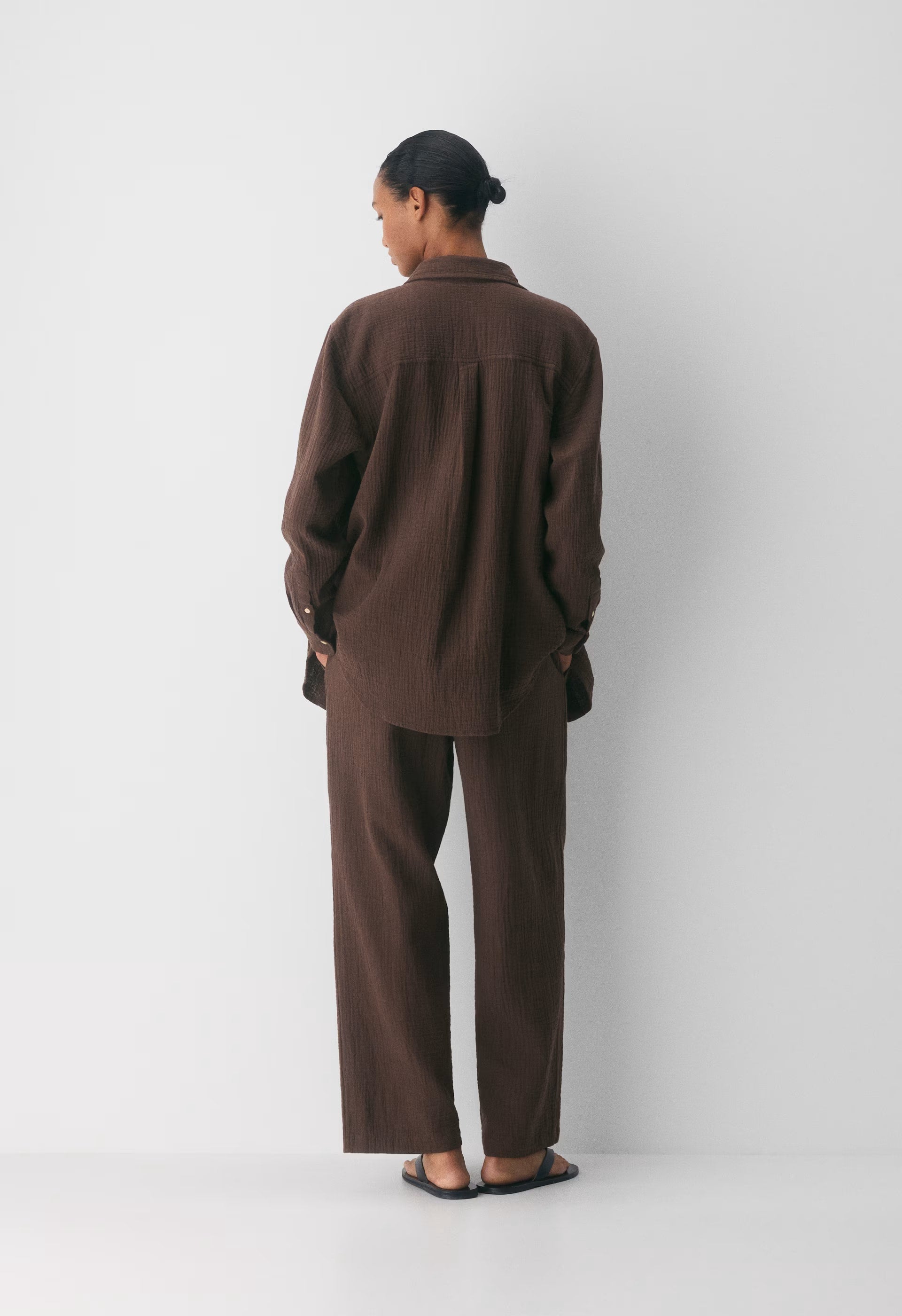 AirPlush Cotton™ Sail Pant - RICH MOCHA BROWN