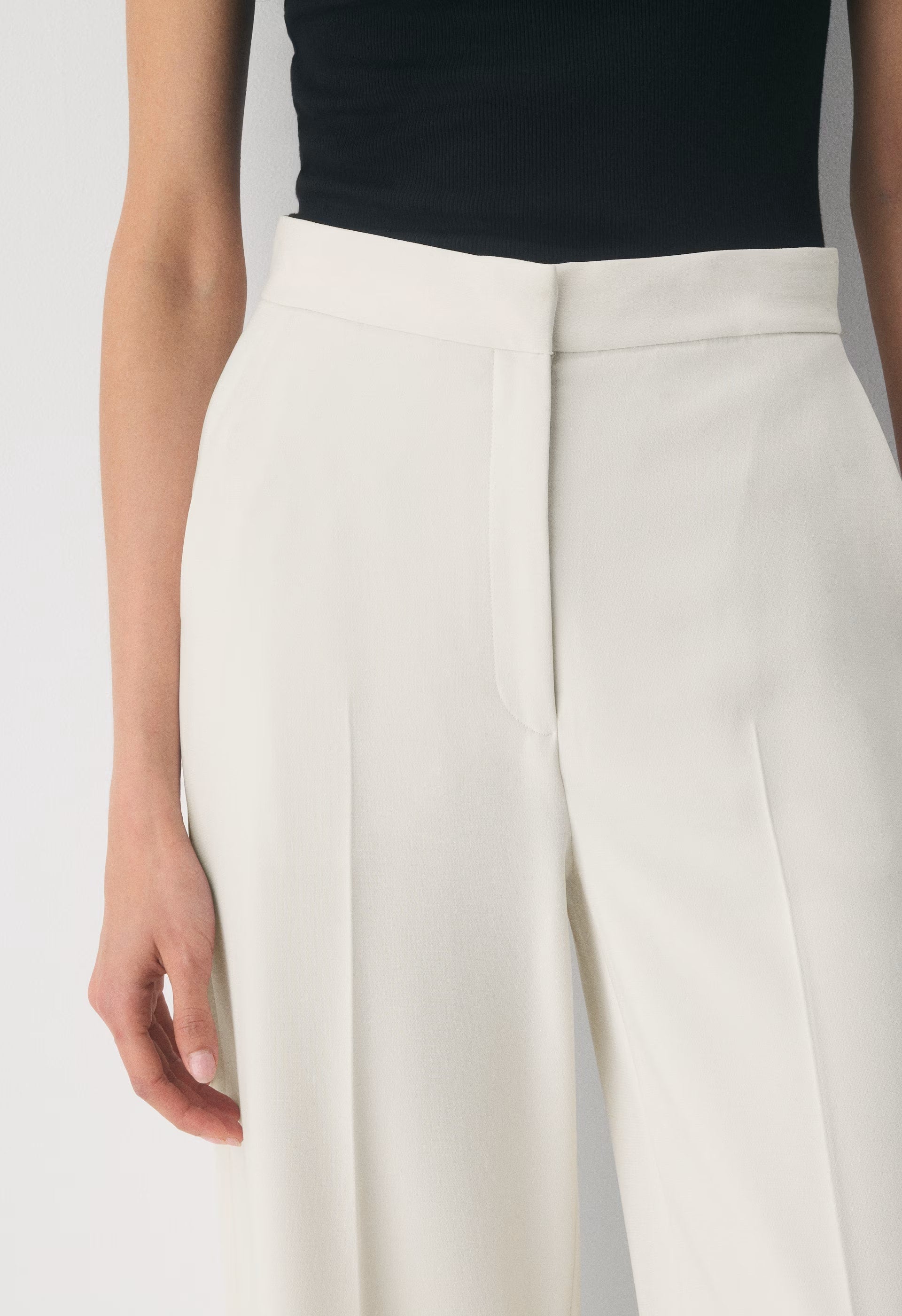 Leeway Pant - Sway Crepe - VINTAGE WHITE
