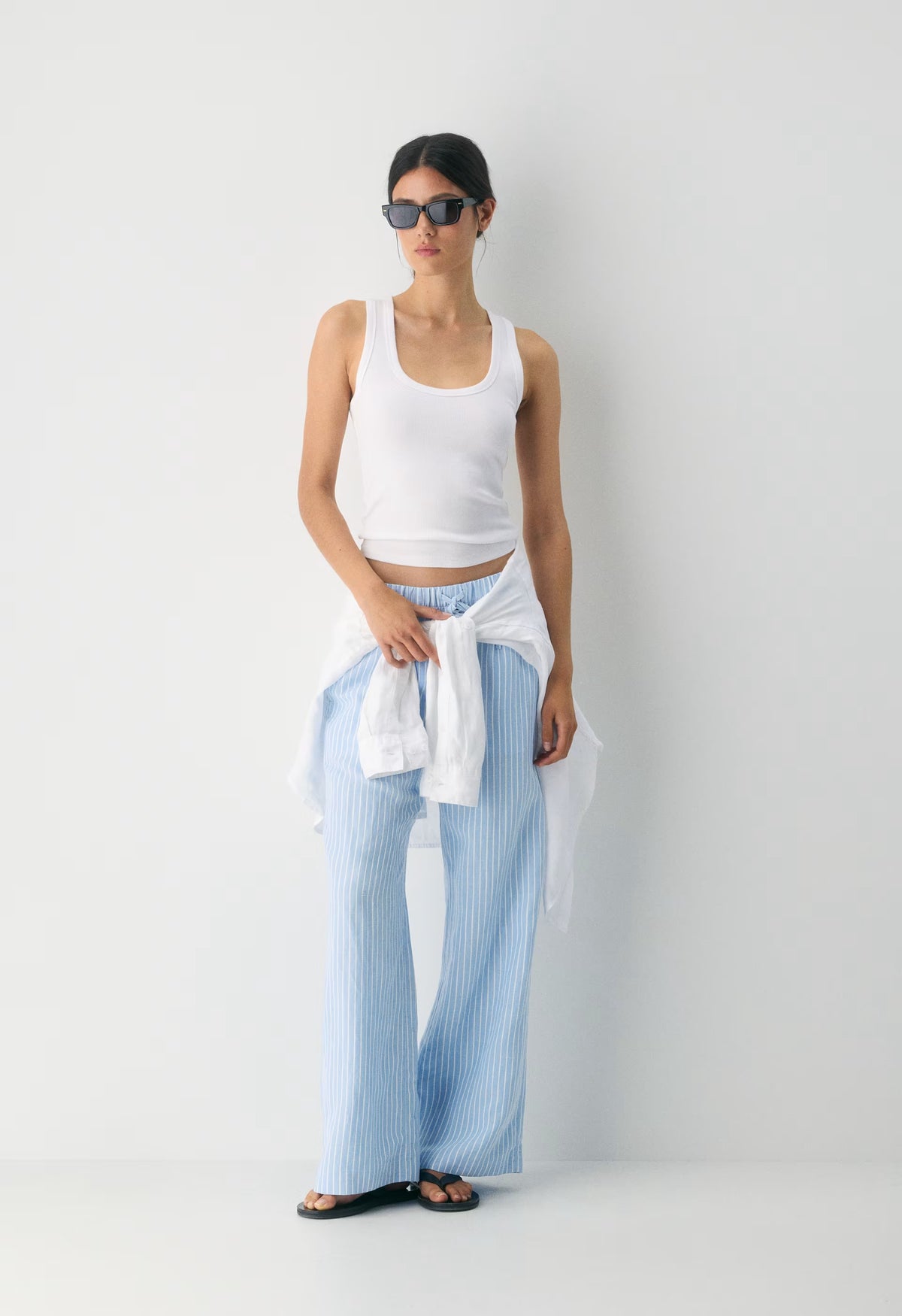 The Lodge Pant™ - CruiseLinen™ - MITCHELL ST CNFWR B/W