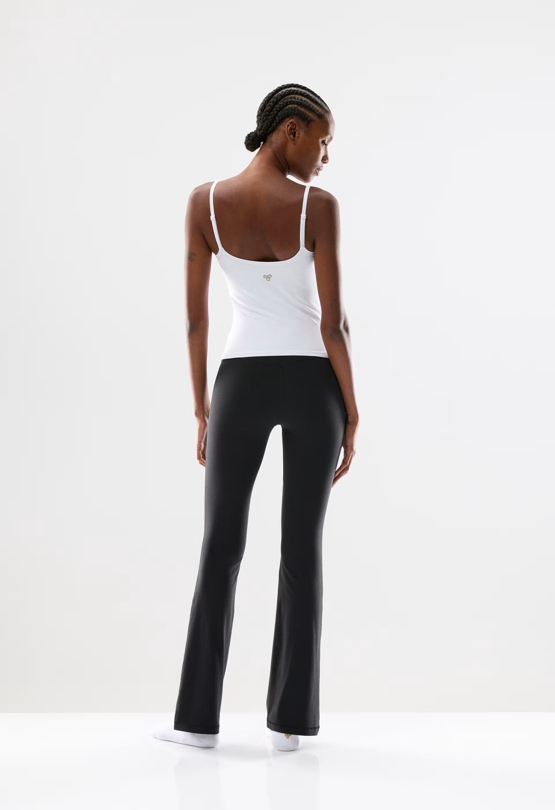 BUTTER Cheeky Hi-Rise Flare 32" Legging - HARBOUR NAVY
