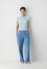 Cozy Sweatfleece Mega Straight™ Sweatpant - NO-STRESS LIGHT BLUE