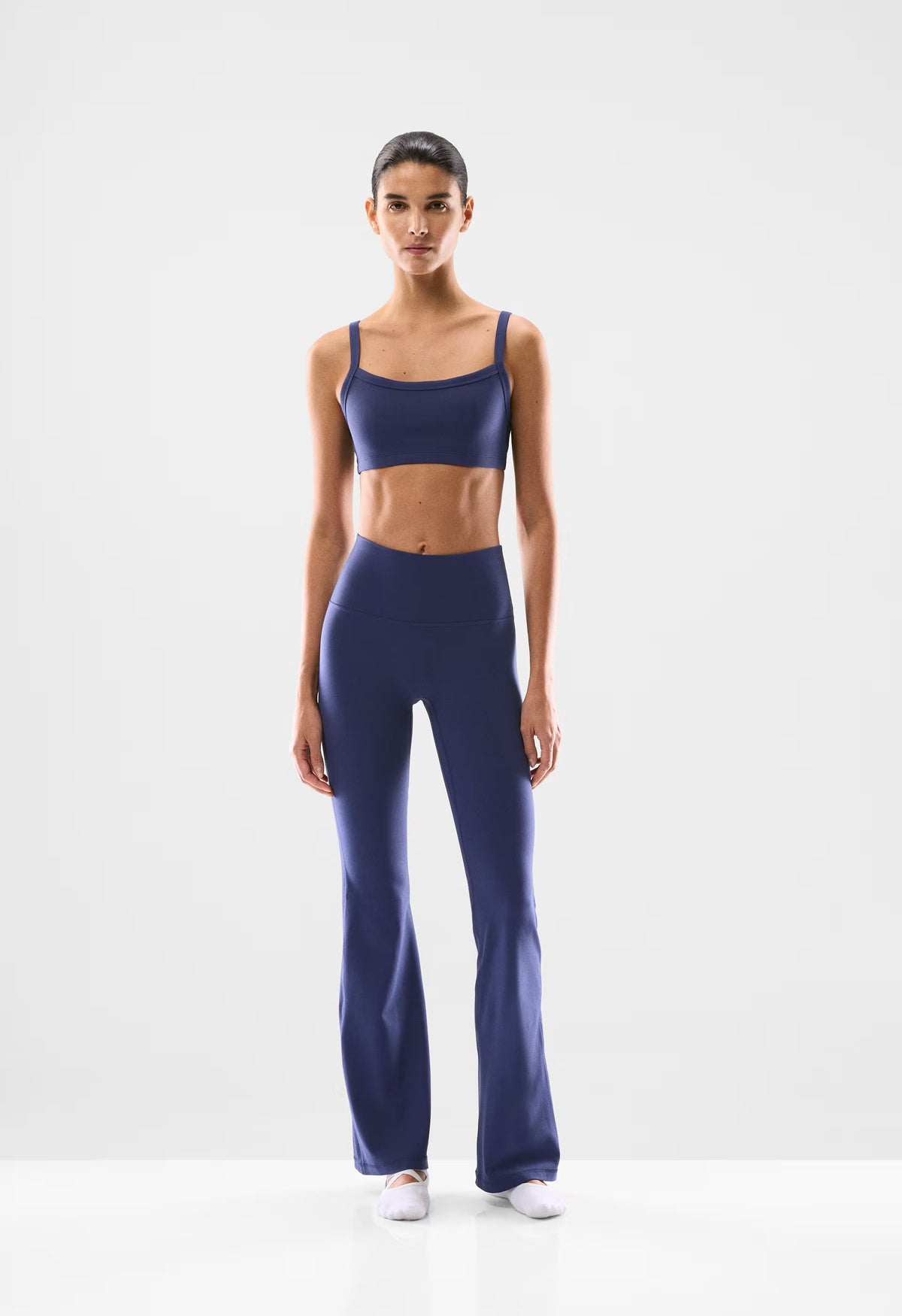 BUTTER Cheeky Infinite Hi Flare 32" Legging - HARBOUR NAVY