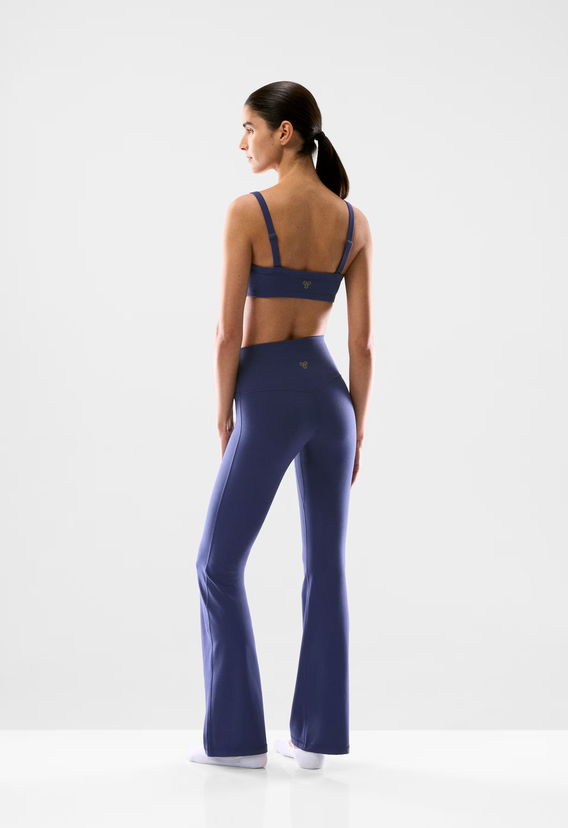 BUTTER Cheeky Infinite Hi Flare 32" Legging - HARBOUR NAVY