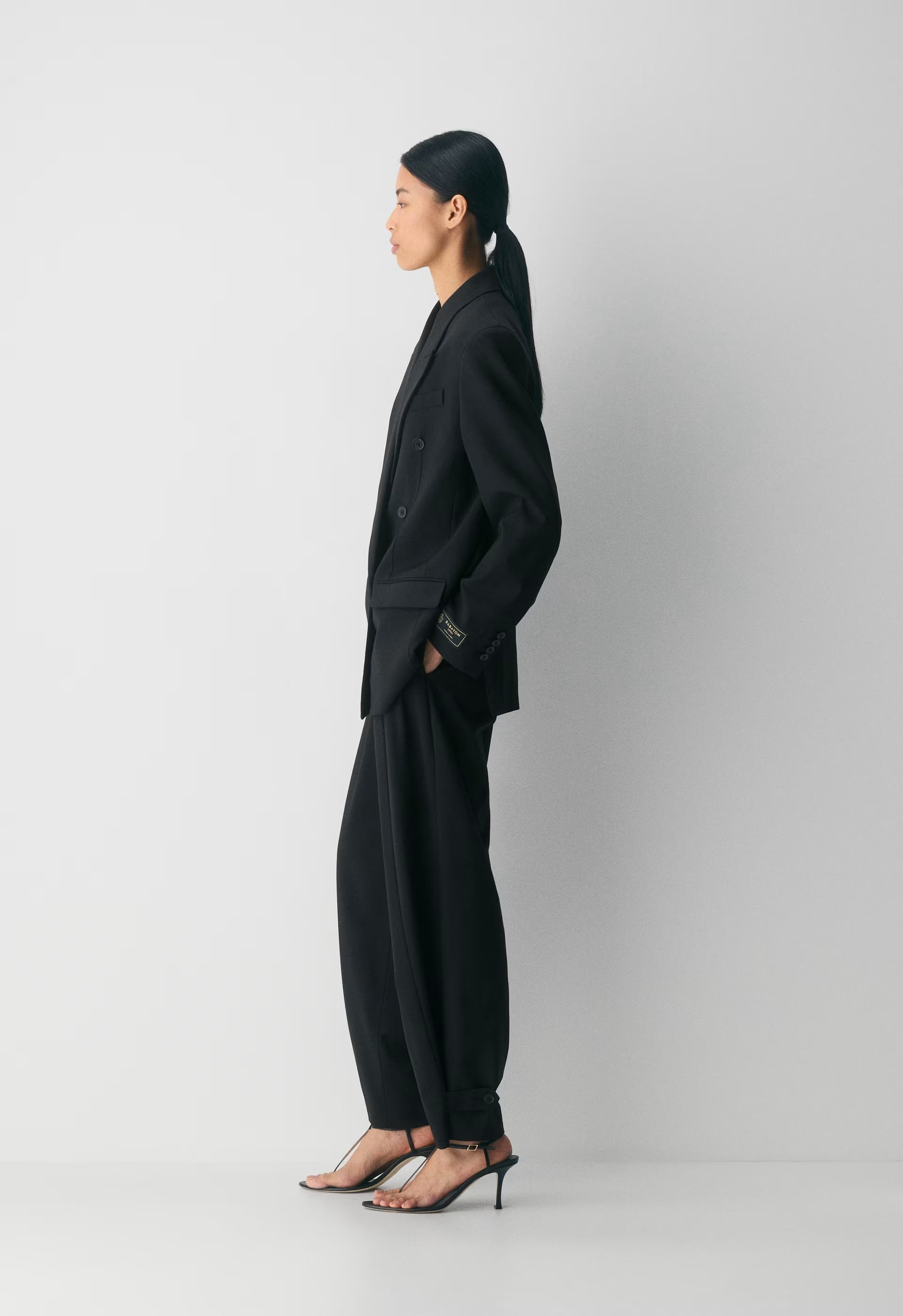 Chamber Wool Pant - BLACK
