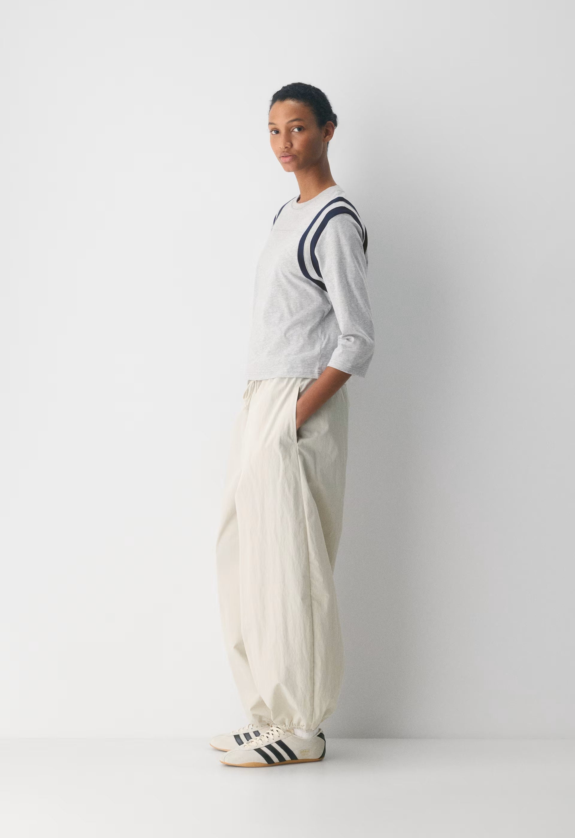 Spatial Balloon Pant - MATTE PEARL