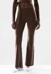 BUTTER Cheeky Infinite Hi Flare 30" Legging - RICH MOCHA BROWN