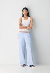 Artisan Pant - CruiseLinen™ - WLN STP WHT/CRNFLR BL