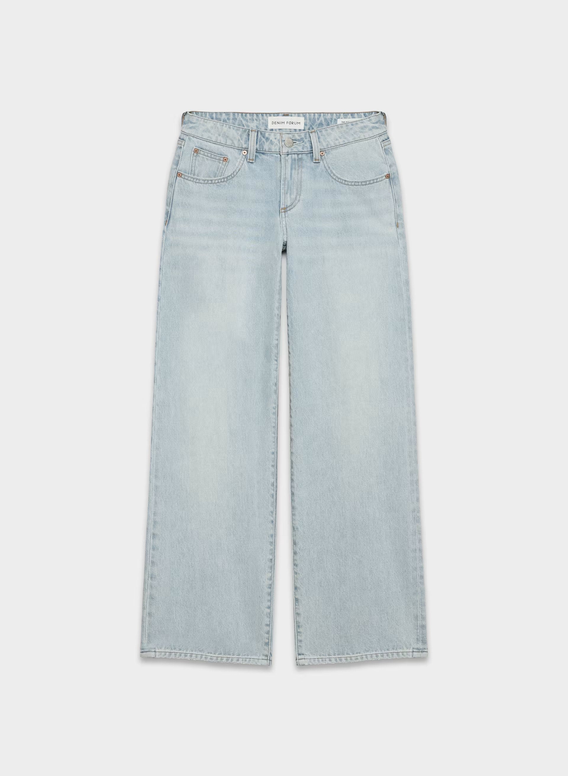 Denim Forum The ‘90s Relaxed Ultra Lo-Rise Wide Jean - 15 YRS BRL THR BLEU
