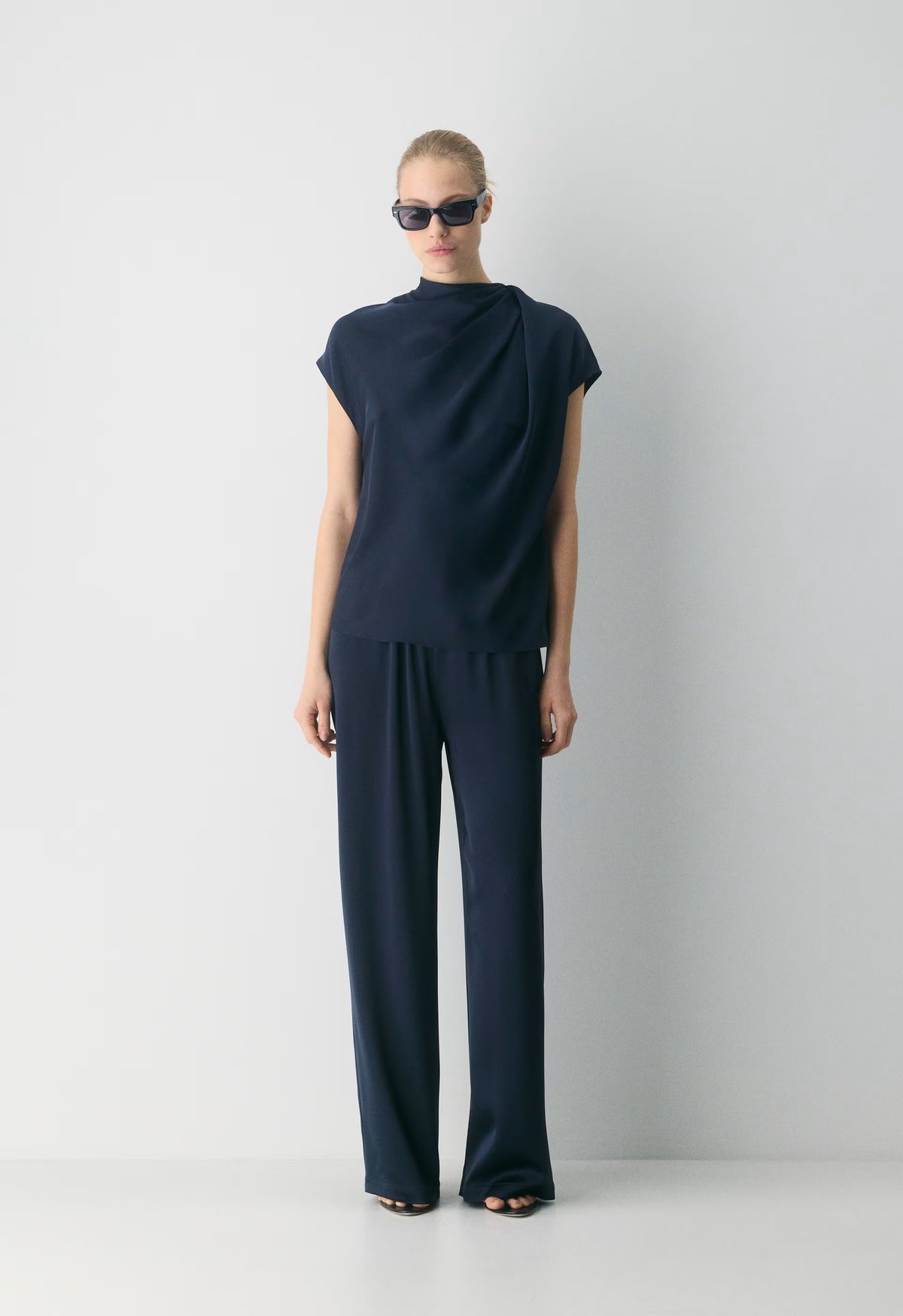 Archer Satin Pant - ADMIRAL