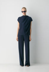 Archer Satin Pant - ADMIRAL