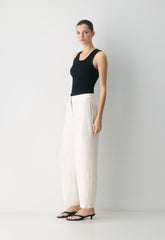 Consort Barrel Pant - PowerLinen™ - LIGHT BIRCH