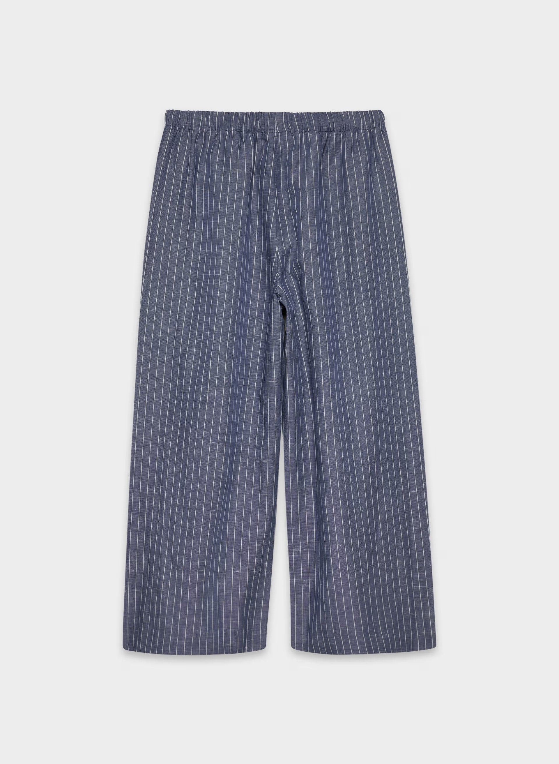 The Lodge Pant™ Cropped - CruiseLinen™ - SUSAN STRPE HRBR NV/W