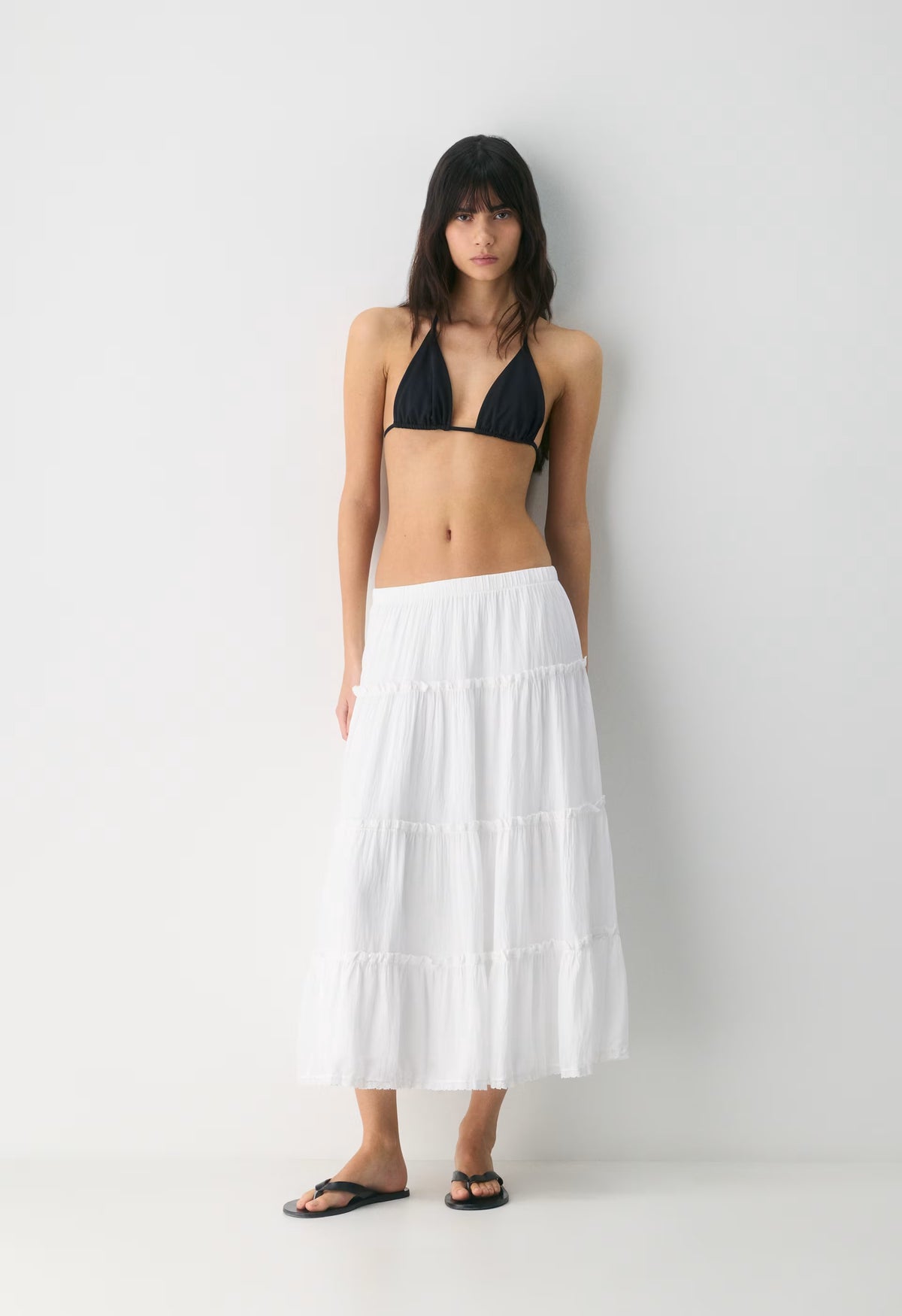 Damasque Skirt - WHITE