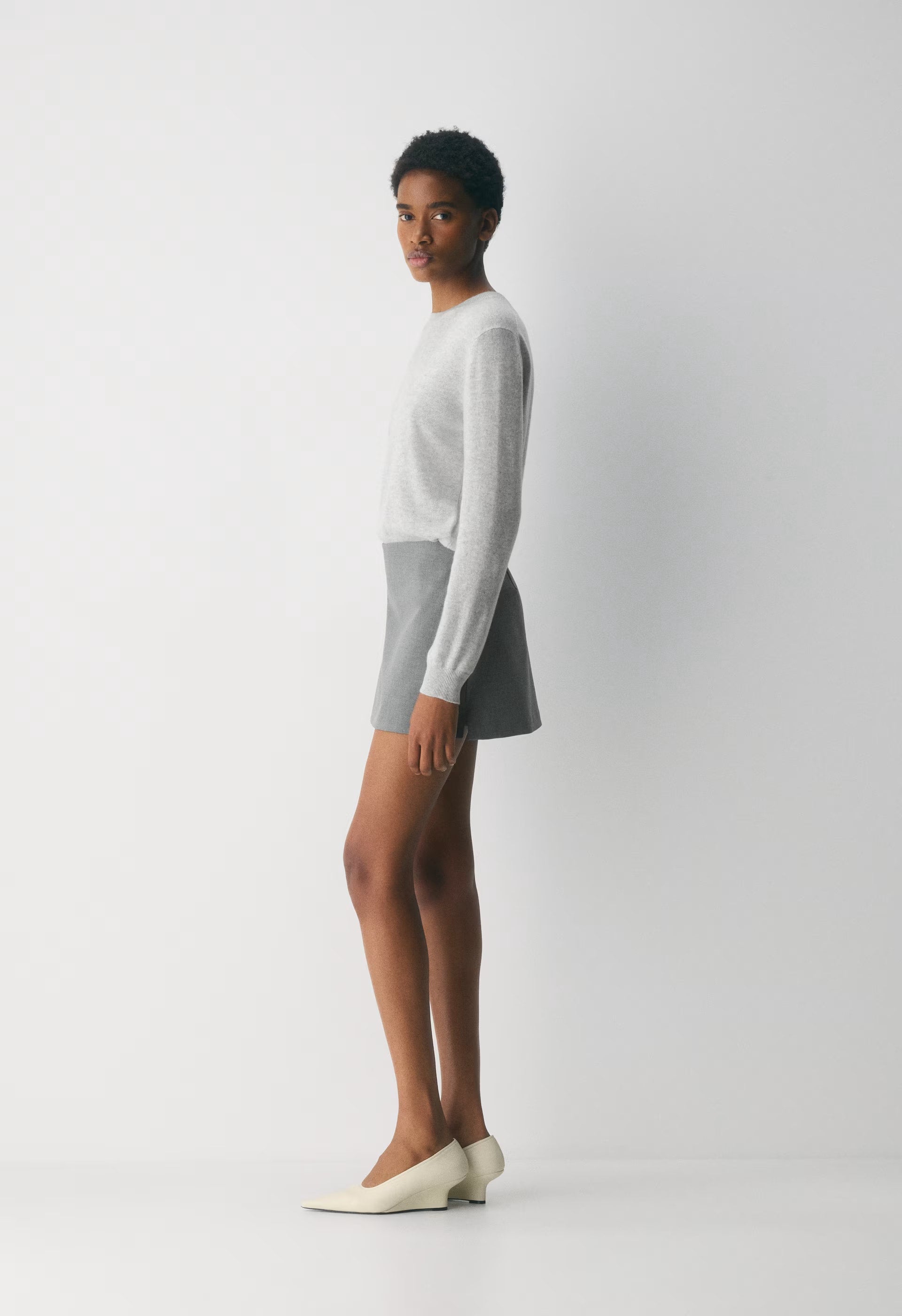 Roundup Skort - Eversential™ Light - HEATHER DARK GREY