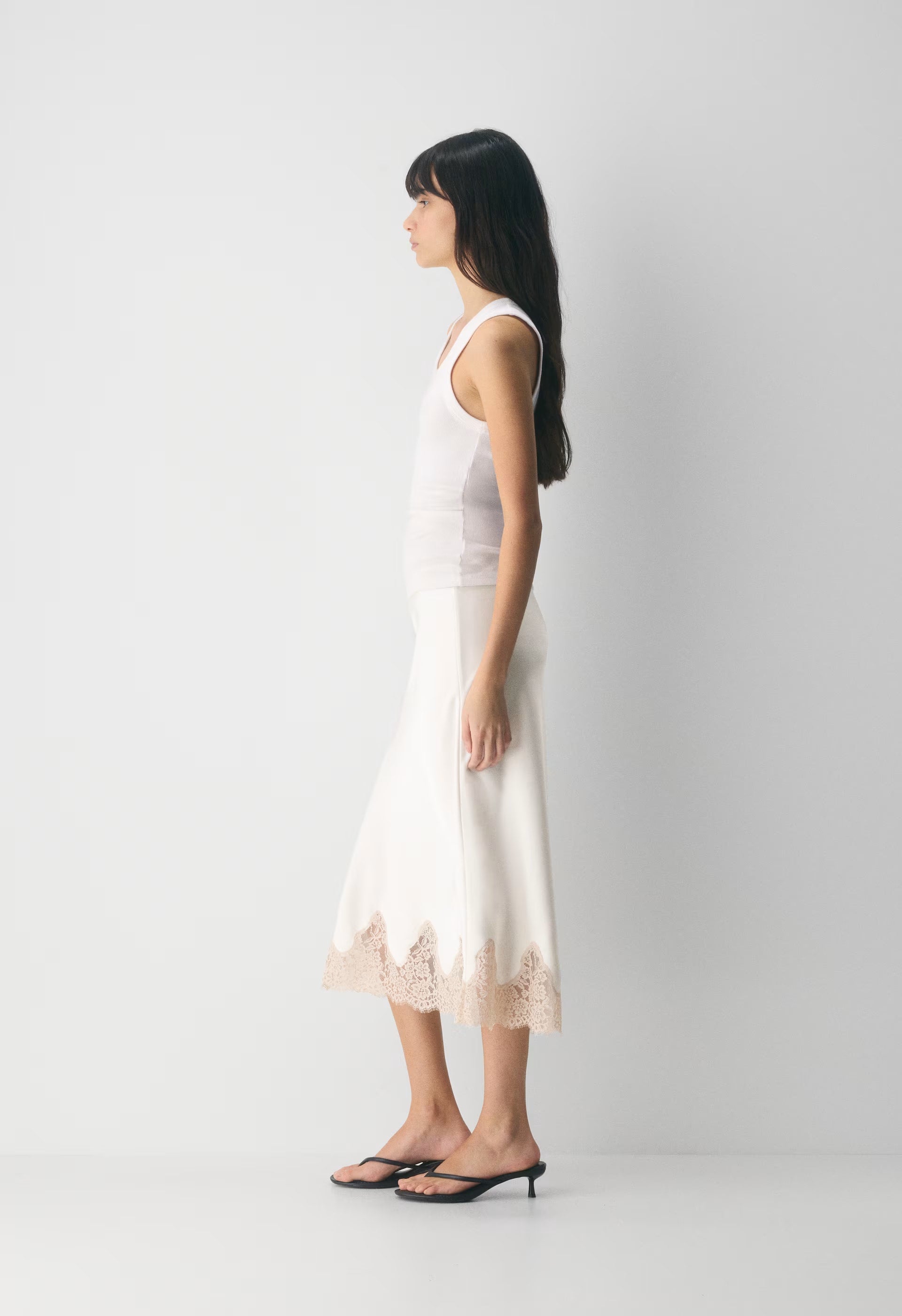 Henrietta Satin Skirt - MLKSHK PNK/LGHT BRCH