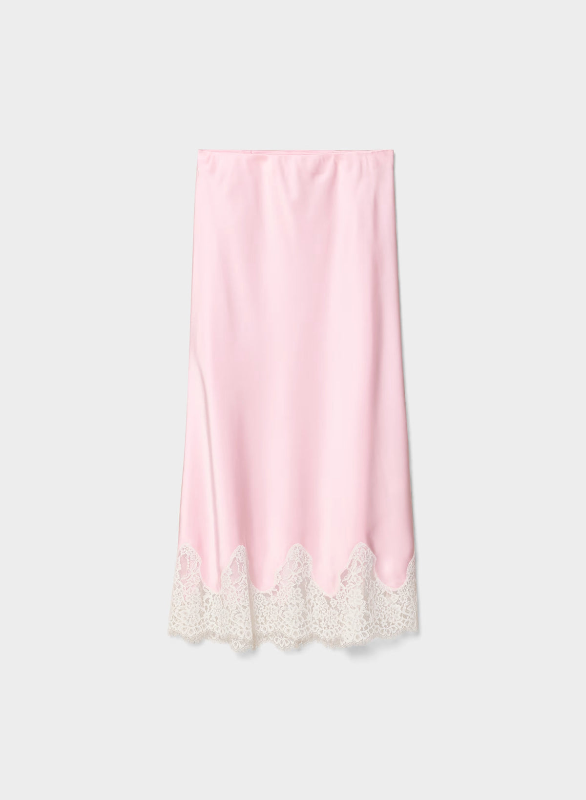 Henrietta Satin Skirt - MLKSHK PNK/LGHT BRCH
