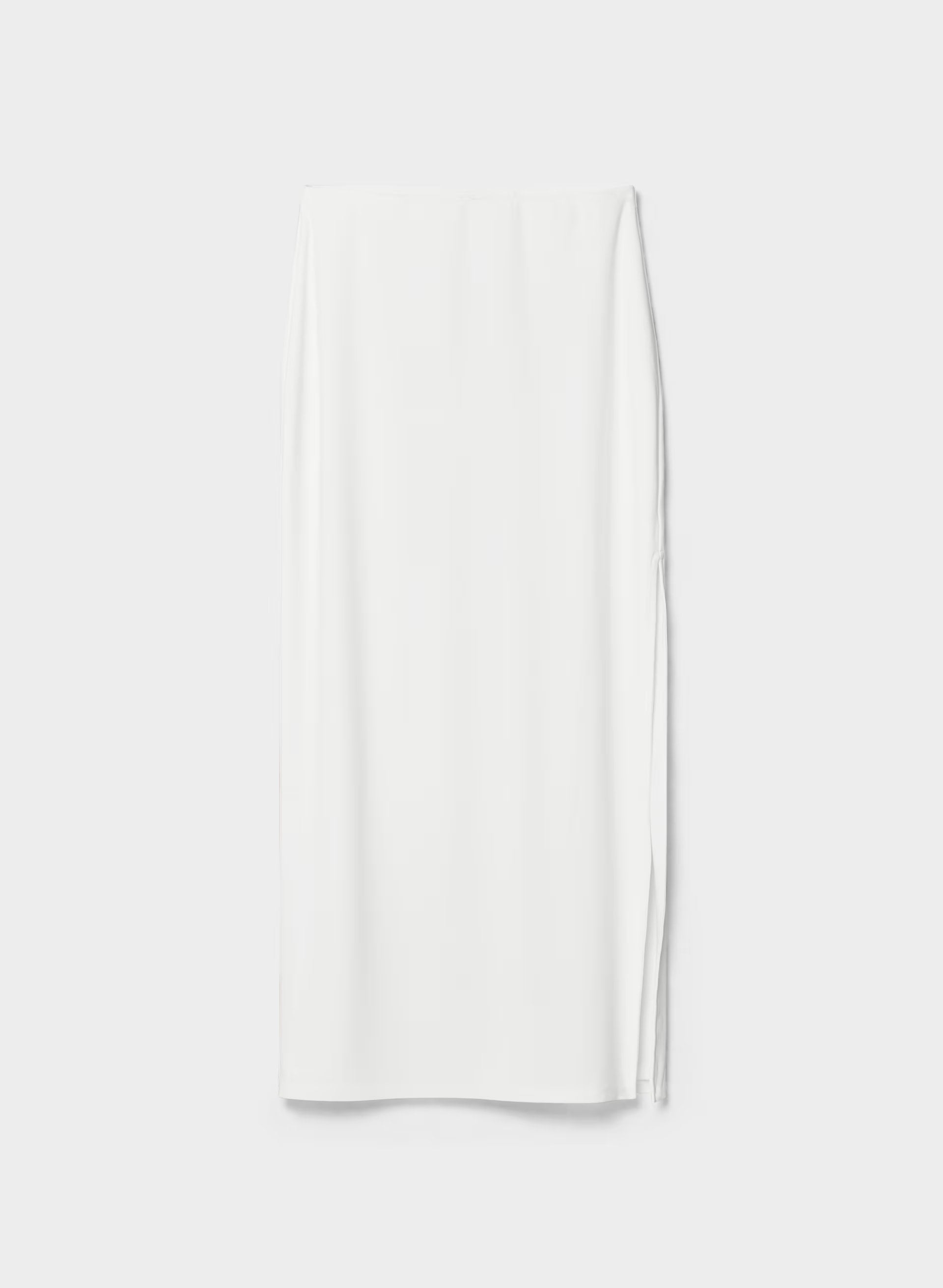 Smooth Matter™ Subscript Skirt - WHITE