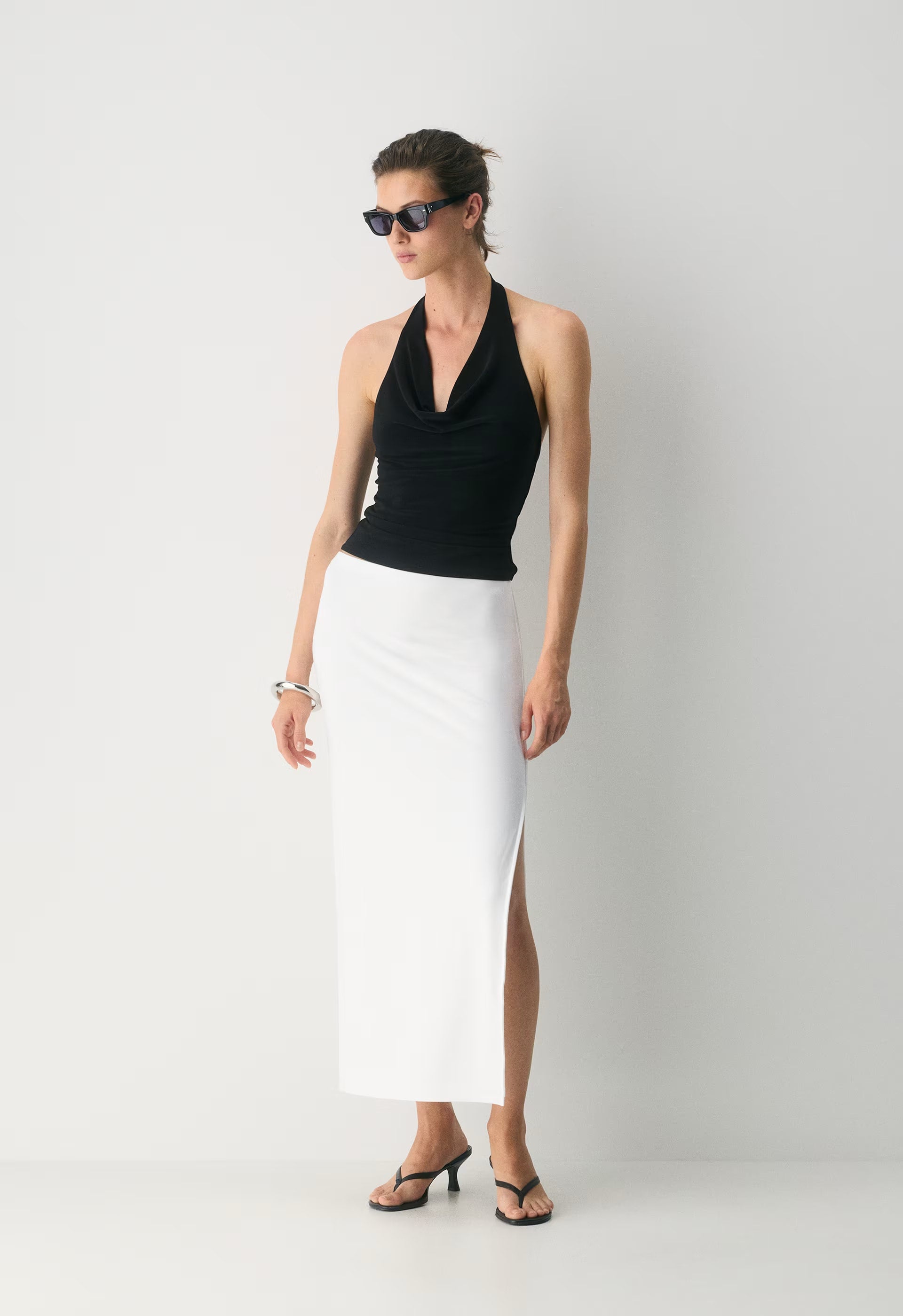 Smooth Matter™ Subscript Skirt - WHITE