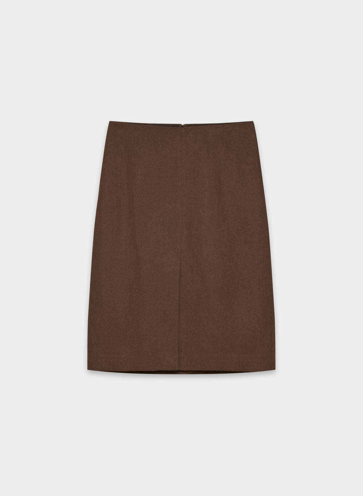 Yorkville Skirt - PowerLinen™ - RICH MOCHA BROWN