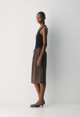 Paradigm Skirt - RICH MOCHA BROWN