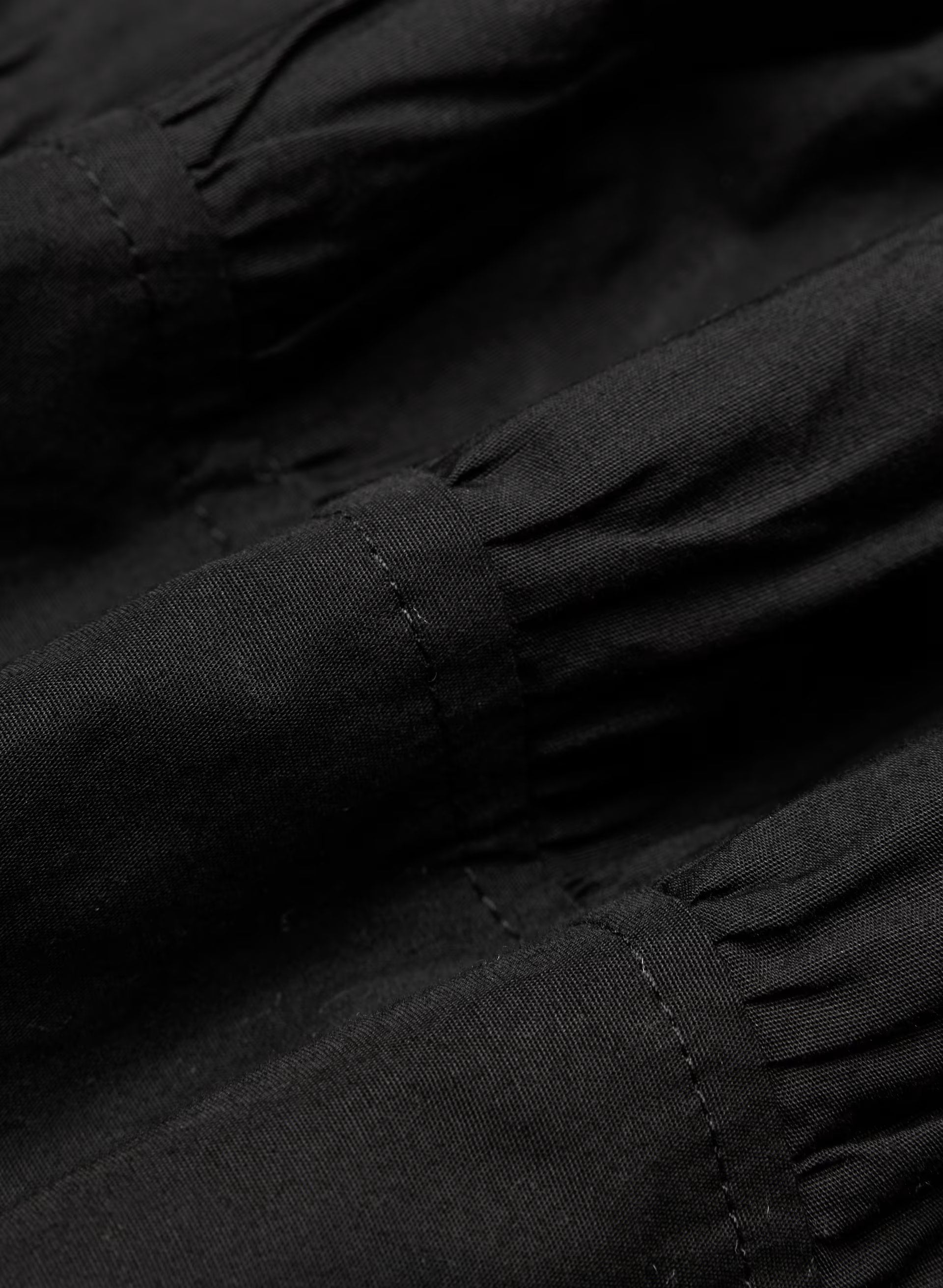 Allegoria Poplin Dress - BLACK