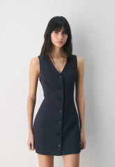 Aria Dress - Crepette™ - DARK NIGHT NAVY