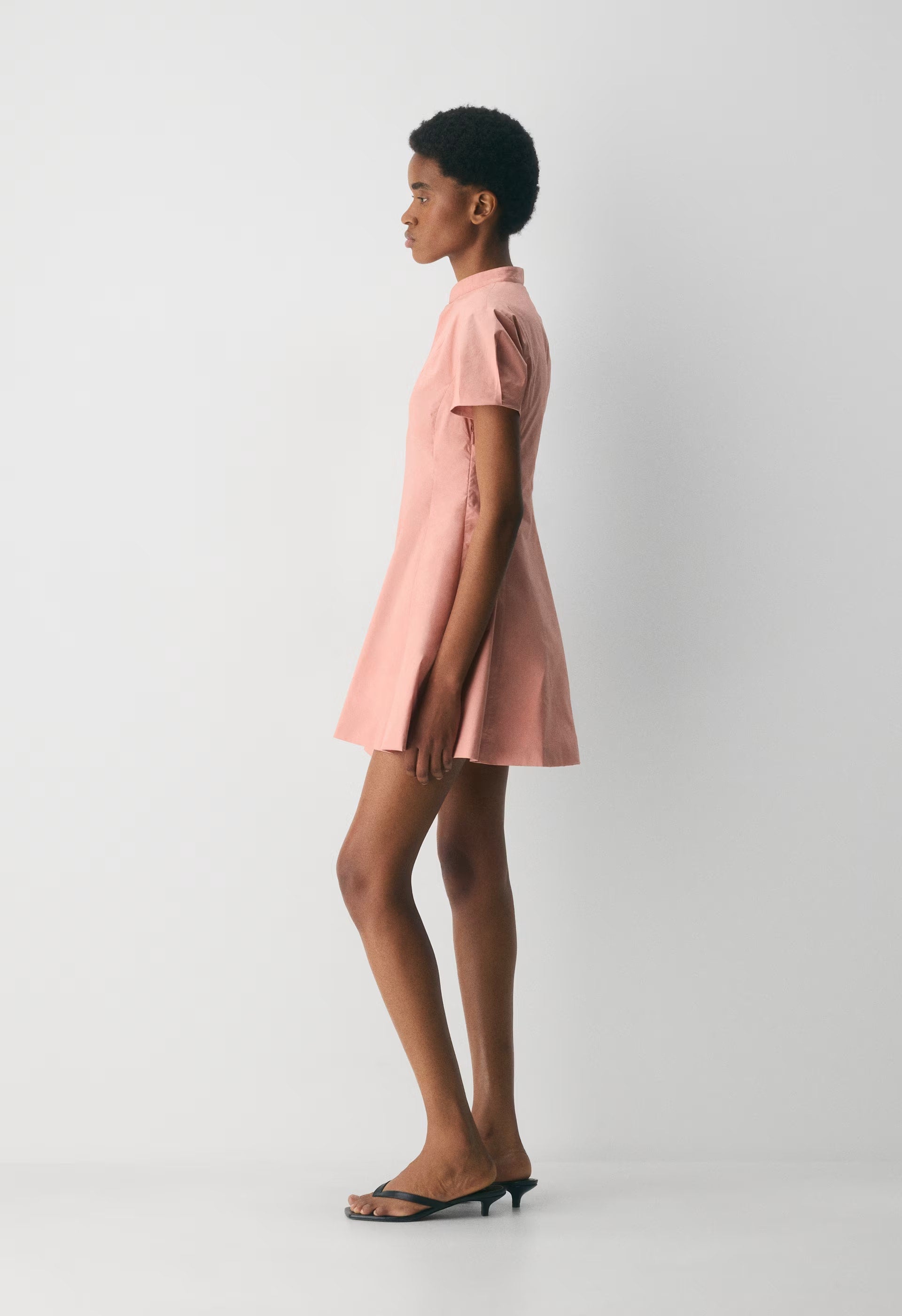 Intro Poplin Dress - KILN PINK