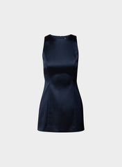 Charleston Satin Dress - ADMIRAL