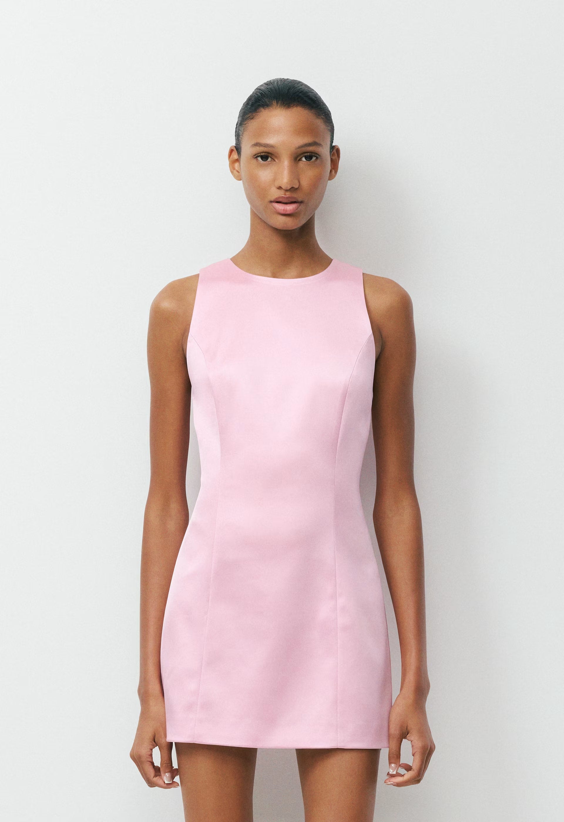 Charleston Satin Dress - ADMIRAL