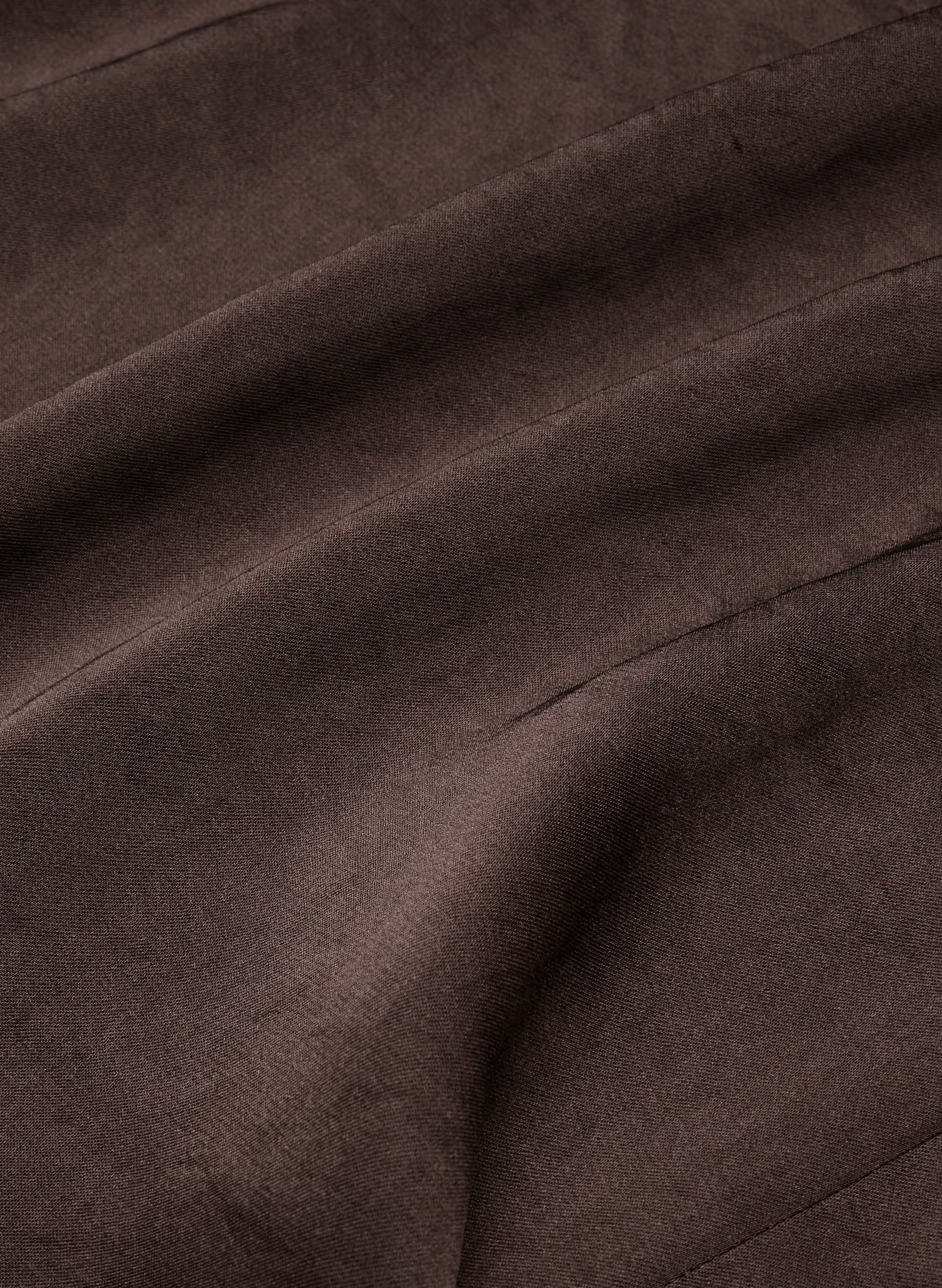 Cannelle Satin Dress - RICH MOCHA BROWN