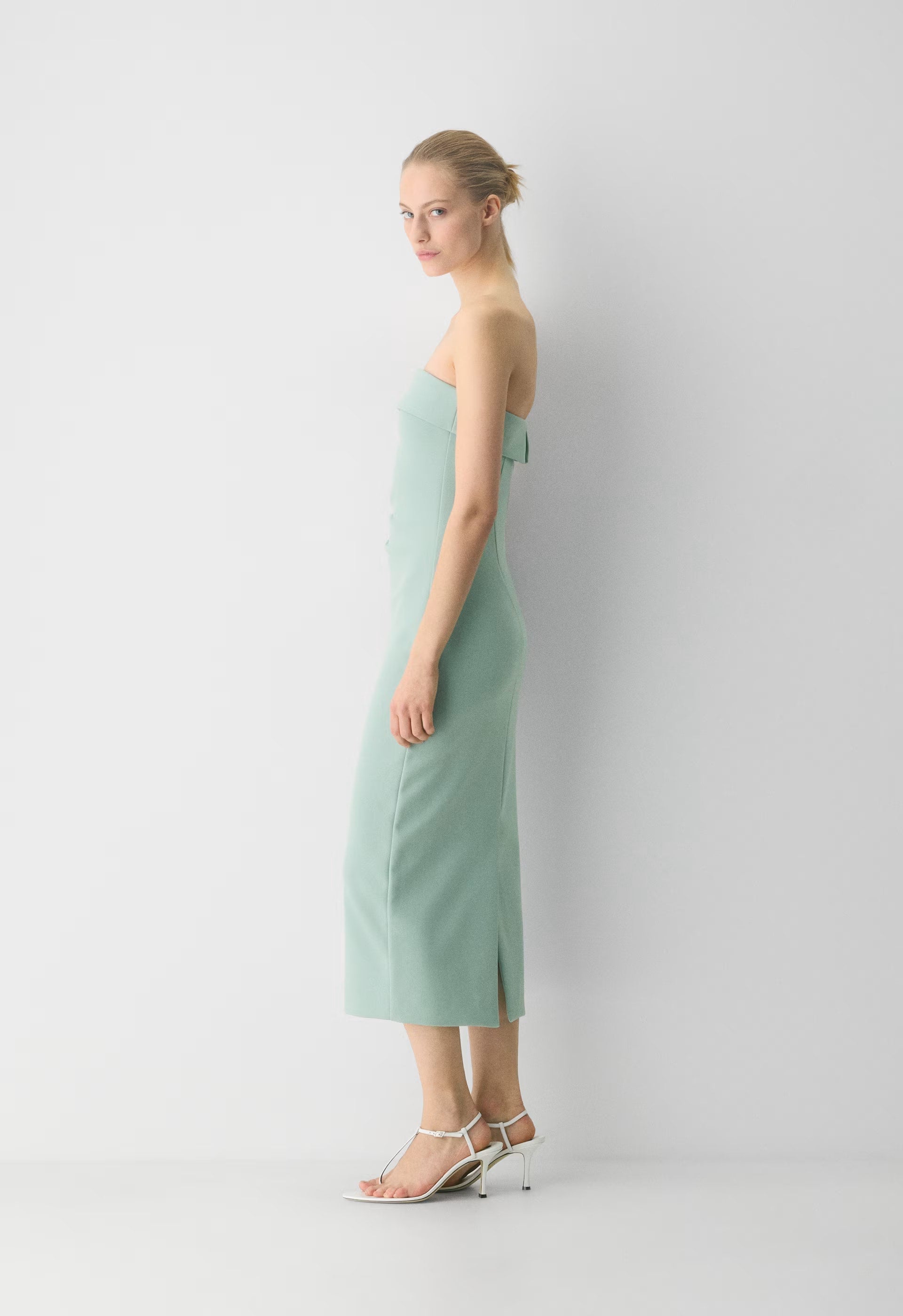 FigureKnit™ Eyecatcher Dress - GODDESS SAGE