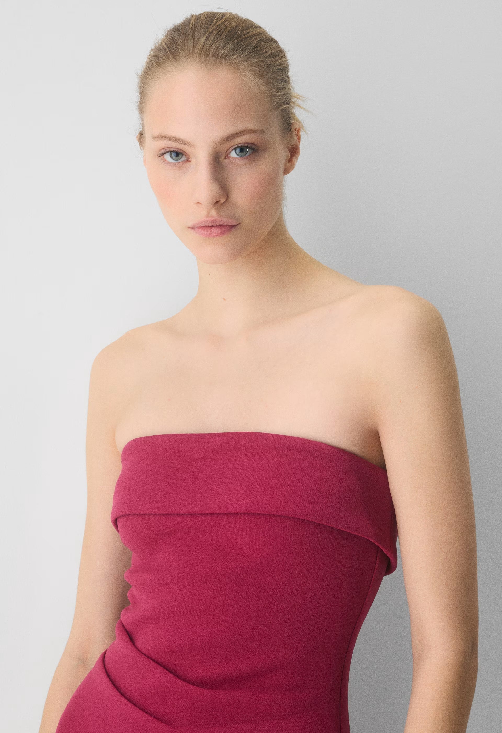 FigureKnit™ Eyecatcher Dress - JUICY ROSE