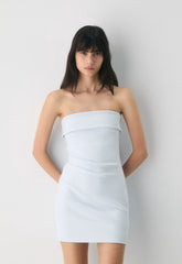 FigureKnit™ Eyecatcher Mini Dress - MIDDAY BLUE