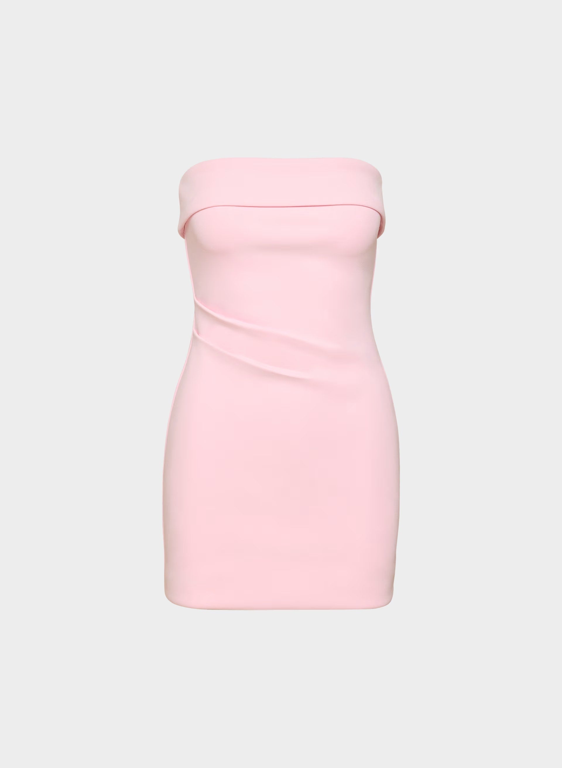 FigureKnit™ Eyecatcher Mini Dress - MILKSHAKE PINK