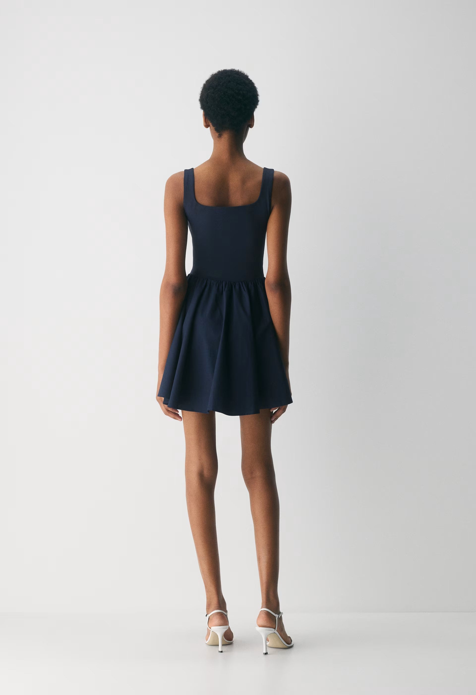 Revive Poplin Mini Dress - ADMIRAL