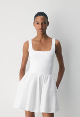 Revive Mini Dress - BRIGHT WHITE
