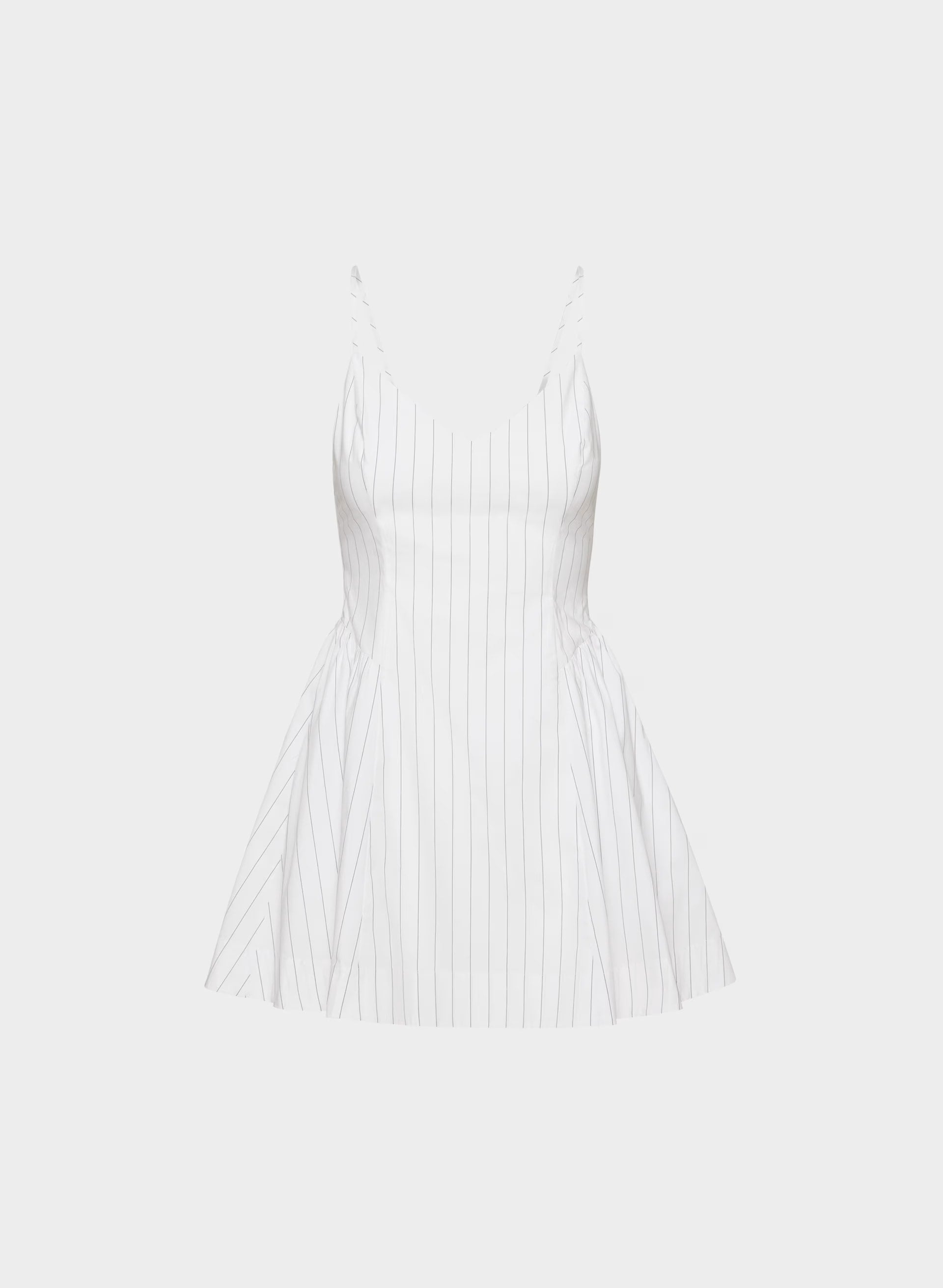 Technique Poplin Mini Cami Dress - HNDRSN STRP BR WH/ADL