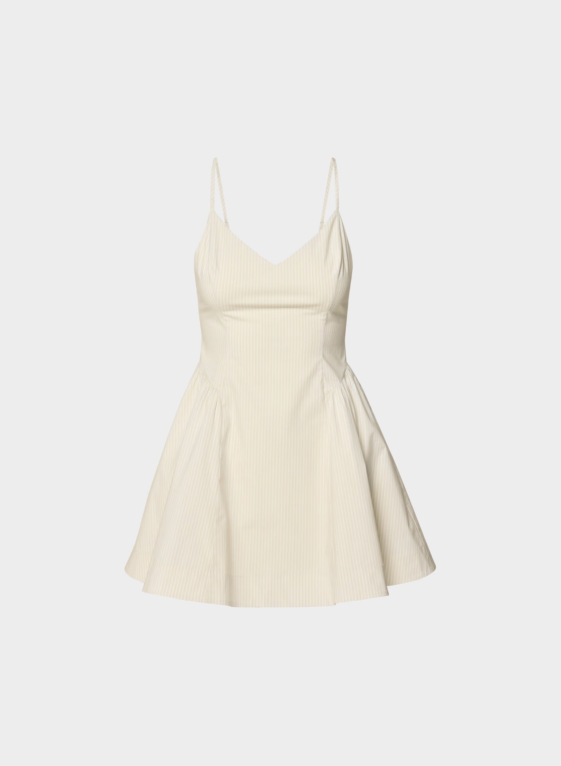 Technique Poplin Mini Cami Dress - CRMN STP MT PRL/LT BC